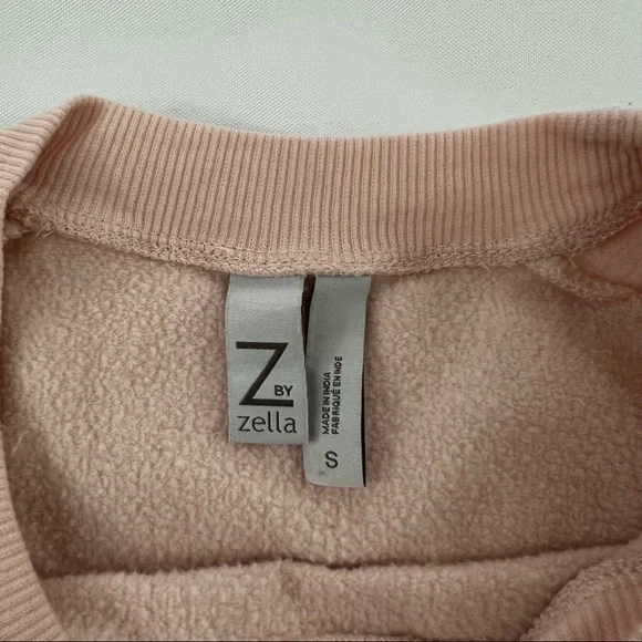 Z by zella pink pullover sweater - Picture 5 of 7